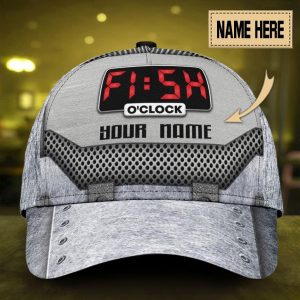 Personalized Fishing Fish O'clock Cap