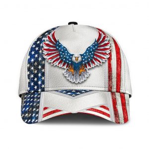 White American Eagle Classic Cap