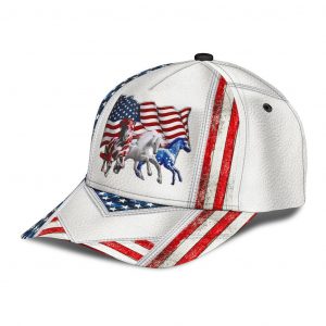 White American Horses Classic Cap