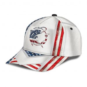 White American Fishing Classic Cap