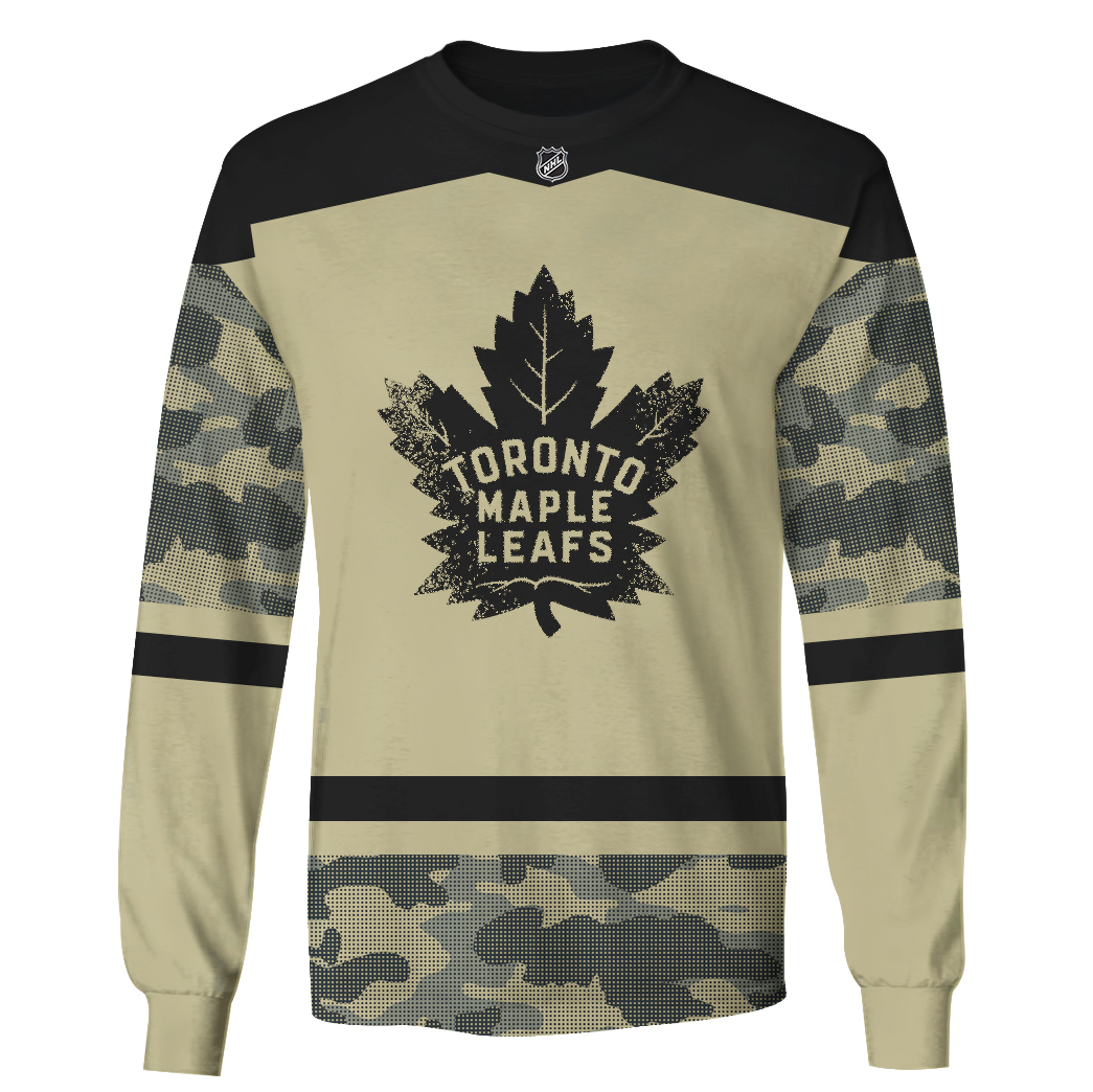 leafs military jersey