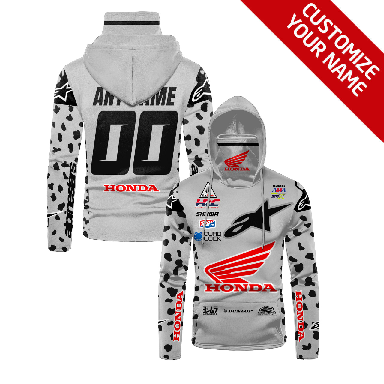 Personalized Name And Number Honda Team Jersey – HighSportPrint