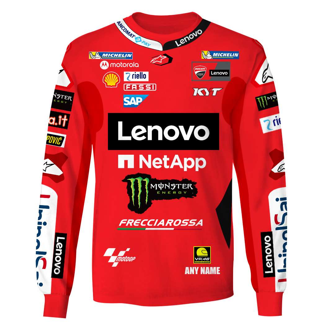Personalized Name And Number Ducati Lenovo Team Jersey – HighSportPrint
