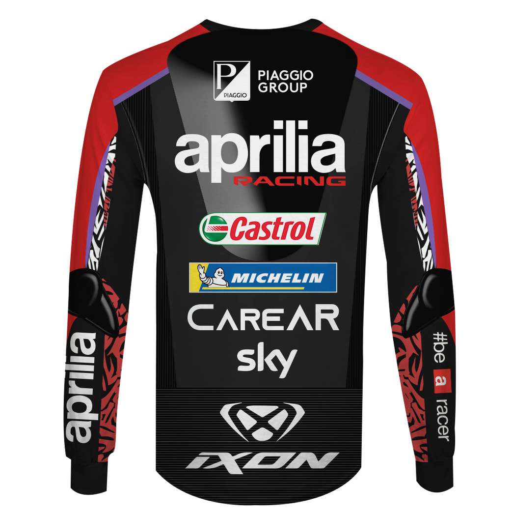 Personalized Name And Number Aprilia racing Team Jersey – HighSportPrint