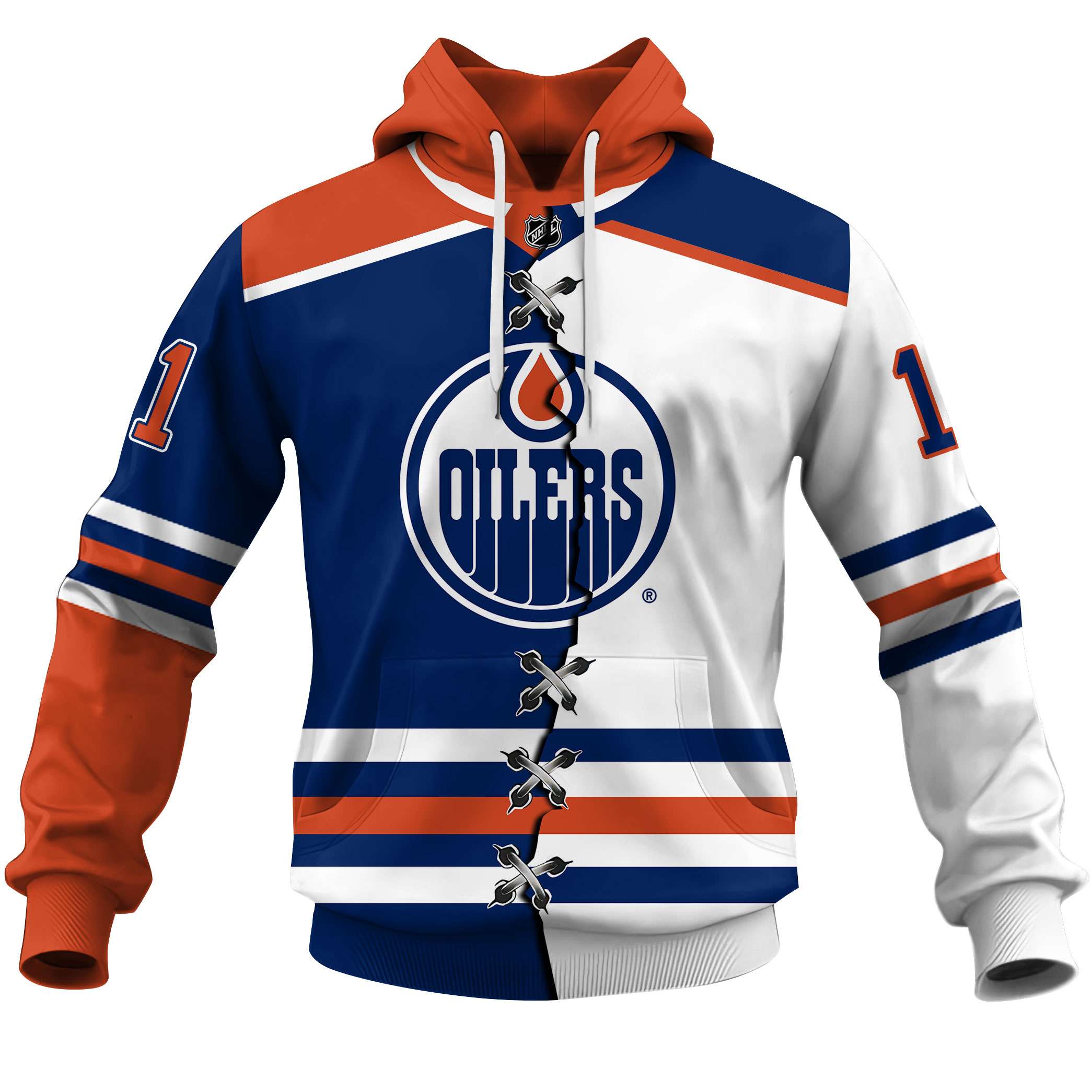 Edmonton oilers cheap jersey hoodie